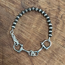 Navajo Pearl Snaffle Bit Bracelet