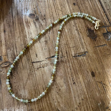 14K Green Grossular Garnet Necklace