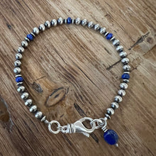 Lapis Navajo Pearl Bracelet