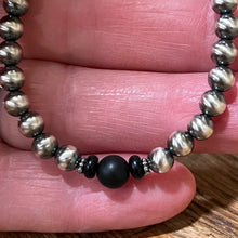 Navajo Pearl Black Onyx Necklace