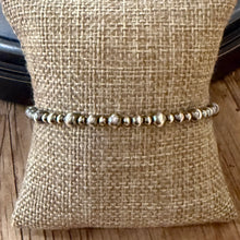 Sterling Silver Navajo Pearl Bracelet