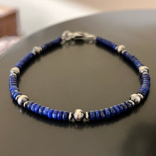 Lapis Navajo Pearl Ankle Bracelet