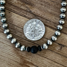 Navajo Pearl Black Onyx Necklace