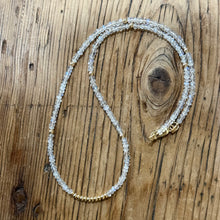 14K Yellow Gold Moonstone Necklace