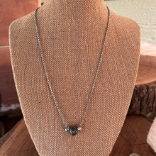 Floating Emperor Jasper Hammered Sterling Bead Necklace