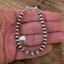 Navajo Pearl Stamped Bead Bracelet