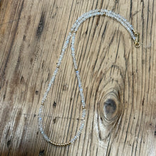 14K Yellow Gold Moonstone Necklace