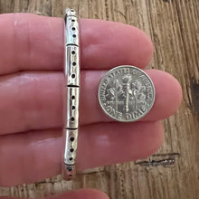 Stamped Sterling Silver Cuff Bracelet