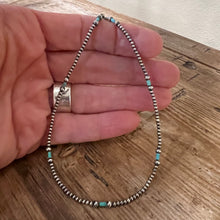 Dainty Navajo Pearl Turquoise Choker