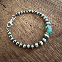 Kingman Turquoise Navajo Pearl Bracelet