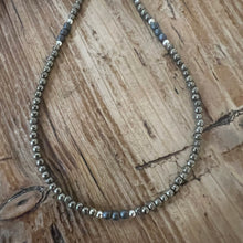 Pyrite and Hematite Choker