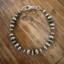 Sterling Silver Navajo Pearl Bracelet