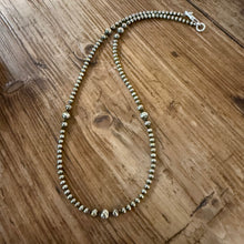 Sterling Navajo Pearl Hematite Necklace