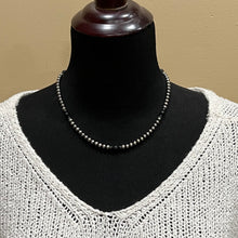 Navajo Pearl Black Onyx Necklace