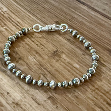 Sterling Silver Navajo Pearl Bracelet