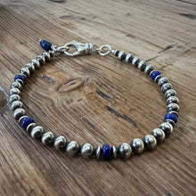 Lapis Navajo Pearl Bracelet