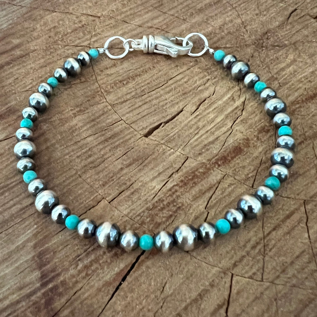 Turquoise Navajo Pearl Bracelet