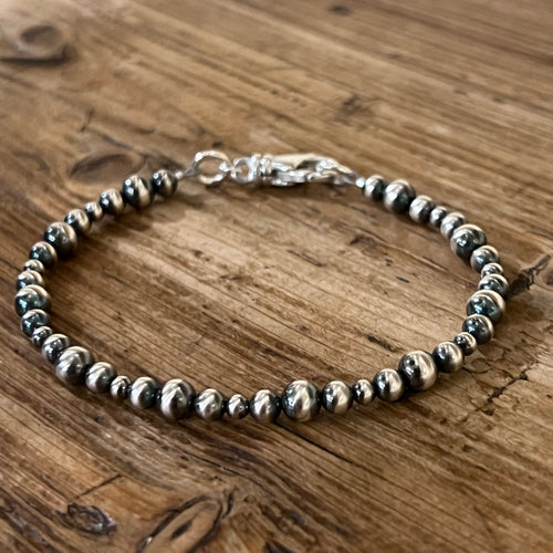 Sterling Navajo Pearl Bracelet