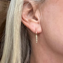 14K Yellow Gold Bead Earrings