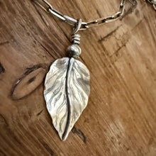 Sterling Silver Leaf Pendant