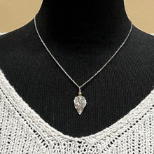 Sterling Silver 14K Yellow Gold Leaf Necklace