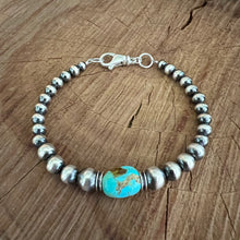 Kingman Turquoise Navajo Pearl Bracelet