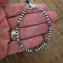 Lapis Navajo Pearl Bracelet