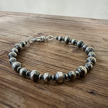 Sterling Silver Navajo Pearl Bracelet