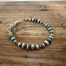 Sterling Silver Navajo Pearl Bracelet