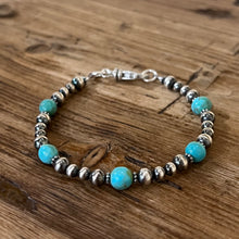 Navajo Pearl Kingman Turquoise Bracelet