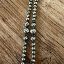 Sterling Navajo Pearl Hematite Necklace