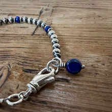 Lapis Navajo Pearl Bracelet