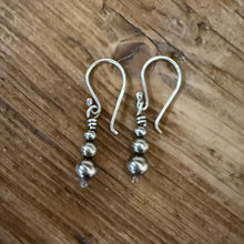 Navajo Pearl Dangle Earrings