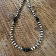 Navajo Pearl Black Onyx Necklace