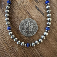 Lapis Navajo Pearl Bracelet