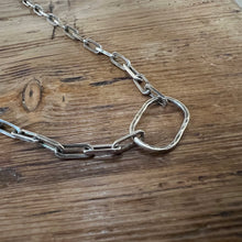 Sterling Silver Oval Necklace