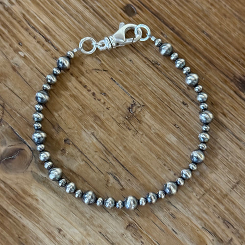 Sterling Silver Navajo Pearl Bracelet