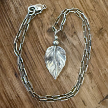 Sterling Silver Leaf Pendant