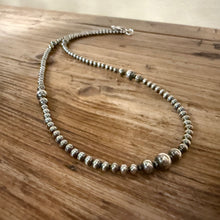 Sterling Navajo Pearl Hematite Necklace