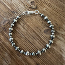 Sterling Silver Navajo Pearl Bracelet