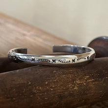 Stamped Sterling Cuff Bracelet