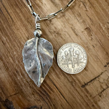 Sterling Silver Leaf Pendant