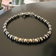 Navajo Pearl 14K Yellow Gold Bracelet