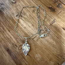 Sterling Silver Leaf Pendant