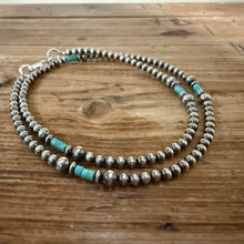 Dainty Navajo Pearl Kingman Turquoise Choker