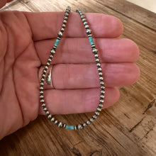 Dainty Navajo Pearl Kingman Turquoise Choker