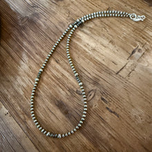 Sterling Navajo Pearl Hematite Necklace