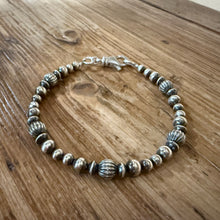 Sterling Silver Navajo Pearl Bracelet