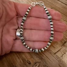 Sterling Silver Navajo Pearl Bracelet