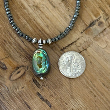 Hematite Navajo Pearl Abalone Necklace